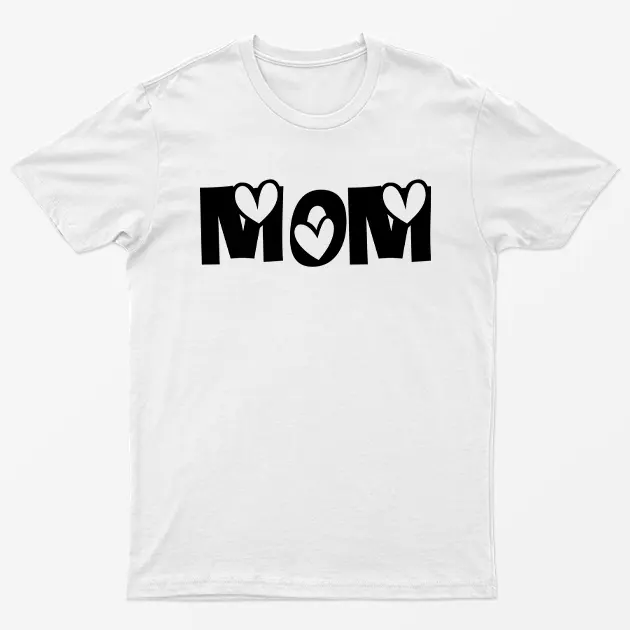 White Love Mom T-Shirt