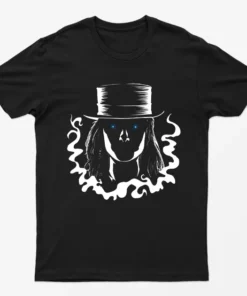 Black Macabre Jack Halloween T-Shirt