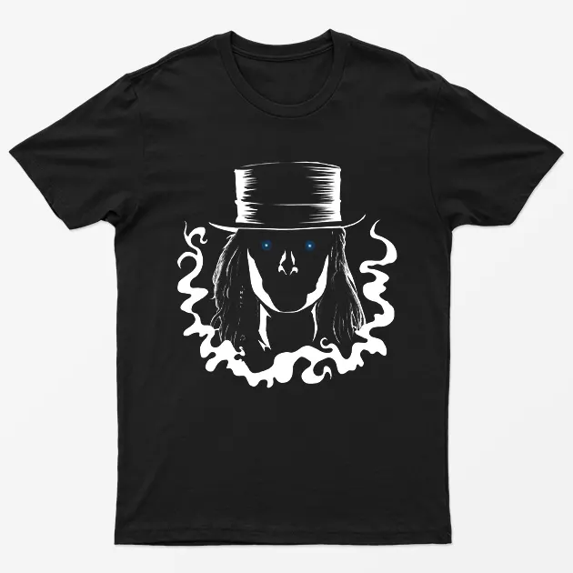 Black Macabre Jack Halloween T-Shirt