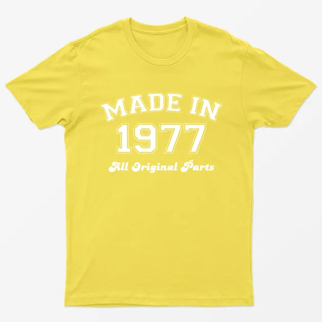 Daisy Made in 1977 All Original Parts T-Shirt
