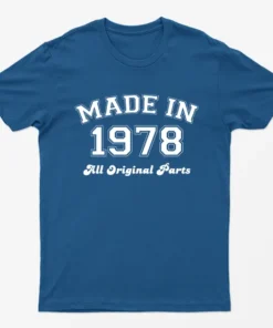 Royal Made in 1978 All Original Parts T-Shirt