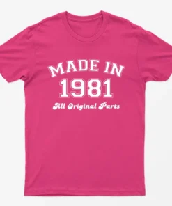 Heliconia Made in 1981 All Original Parts T-Shirt