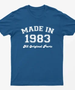 Royal Made in 1983 All Original Parts T-Shirt