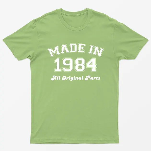 Lime Made in 1984 All Original Parts T-Shirt