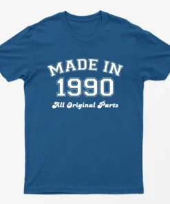 Royal Made in 1990 All Original Parts T-Shirt