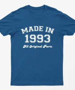Royal Made in 1993 All Original Parts T-Shirt