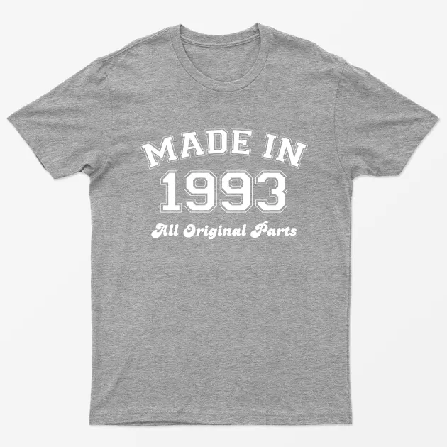 Sport Grey Made in 1993 All Original Parts T-Shirt