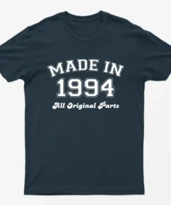 Navy Blue Made in 1994 All Original Parts T-Shirt