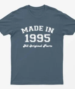 Indigo Blue Made in 1995 All Original Parts T-Shirt