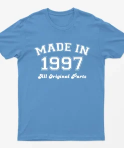 Carolina blue Made in 1997 All Original Parts T-Shirt