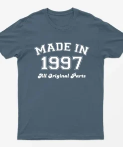 Indigo Blue Made in 1997 All Original Parts T-Shirt