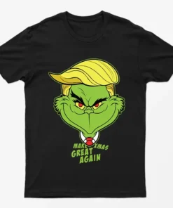 Black Make Xmas Great Again T-Shirt