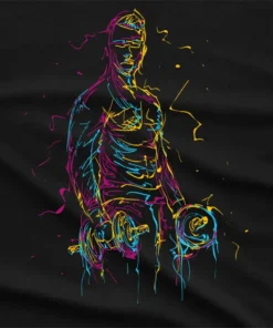 Azalea Men Working Out Gym T-Shirt
