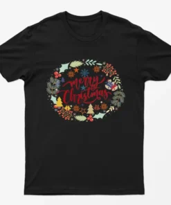 Black Merry Christmas T-Shirt