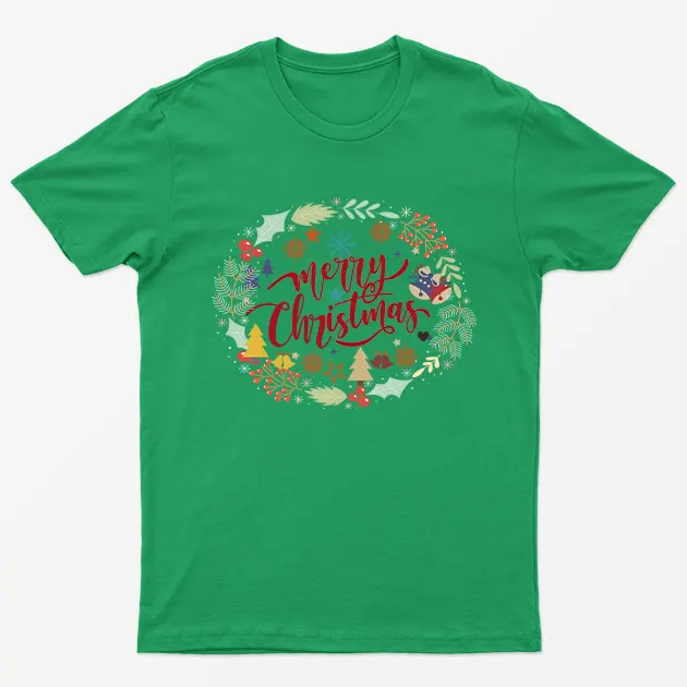 Irish Green Merry Christmas T-Shirt
