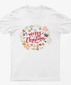 White Merry Christmas T-Shirt