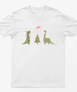 White Merry Extinction Santaaa T-Shirt