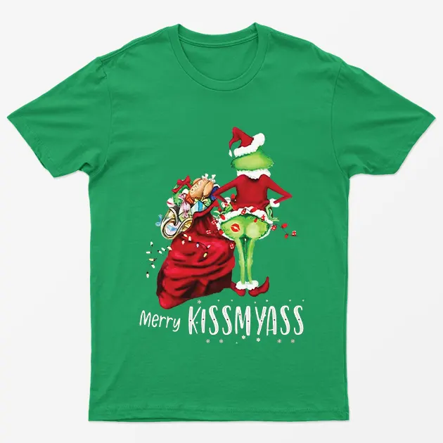 Irish Green Merry Kissmyass T-Shirt