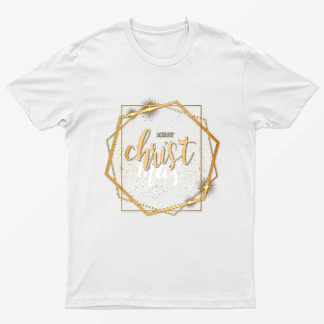 White Merry Luxury Christmas T-Shirt