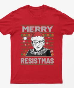 Red Merry Resistmas T-Shirt