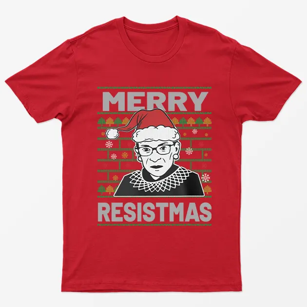 Red Merry Resistmas T-Shirt