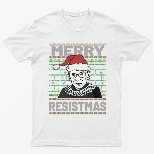 White Merry Resistmas T-Shirt