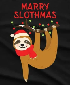 Merry Slothmas Christmas T-Shirt