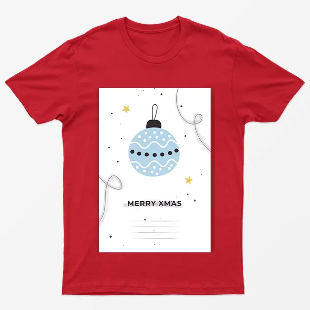 Red Merry Xmas Lights T-Shirt
