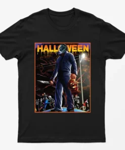 Black Micheal Myers Halloween T-Shirt
