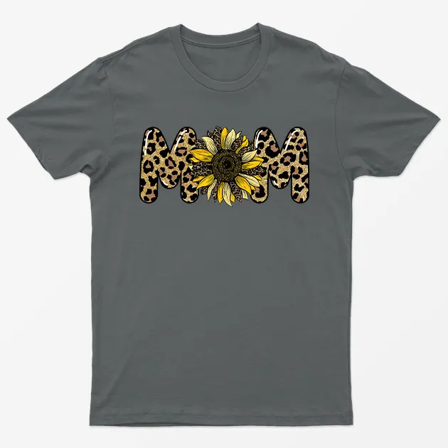 Charcoal Mom Flower T-Shirt