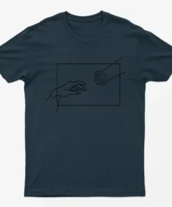 Navy Blue Mom Graphic T-Shirt