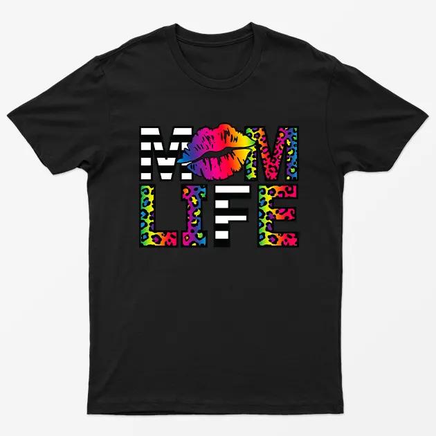 Black Mom Life Mothers Day T-Shirt