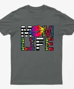 Charcoal Mom Life Mothers Day T-Shirt
