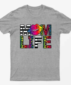 Sport Grey Mom Life Mothers Day T-Shirt