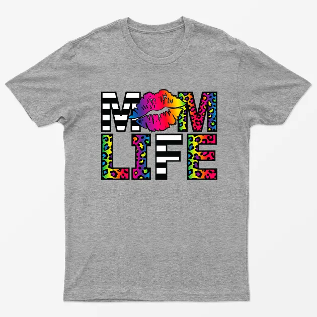 Sport Grey Mom Life Mothers Day T-Shirt