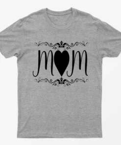 Sport Grey Mom Love Graphic T-Shirt