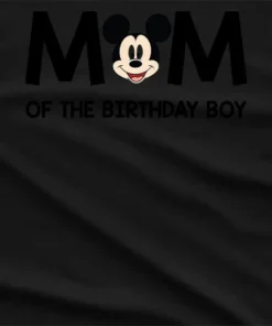 Mom Of The Birthday Boy Mother Day Graphic T-Shirt