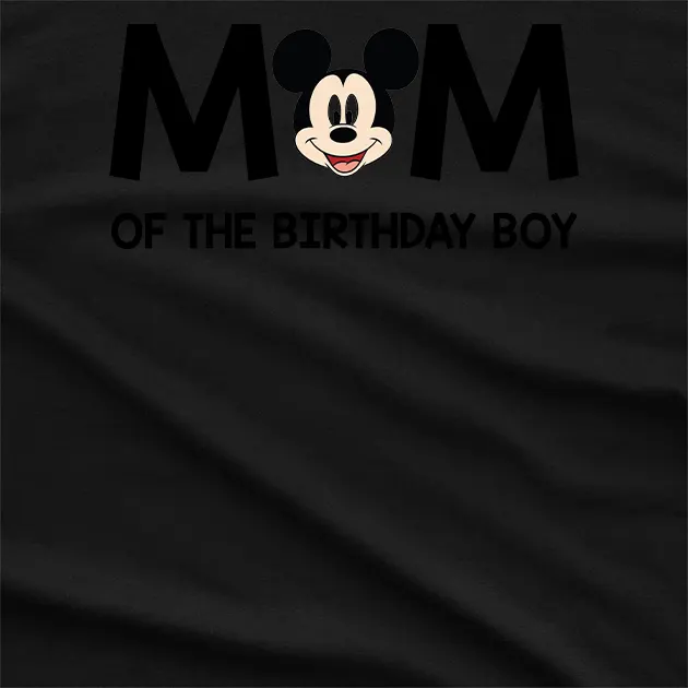 Mom Of The Birthday Boy Mother Day Graphic T-Shirt