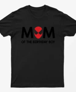 Black Mom Of The Birthday Boy Mother Day T-Shirt