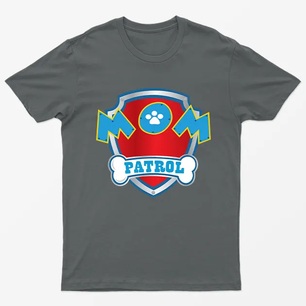 Charcoal Mom Patrol Mother Day T-Shirt