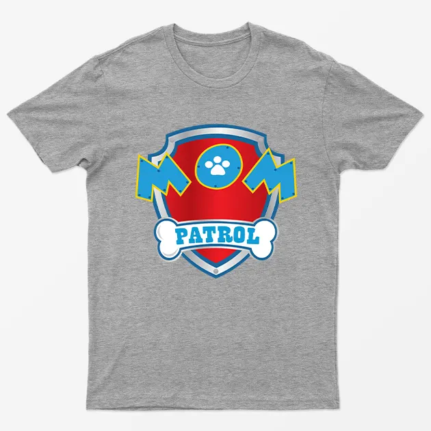 Sport Grey Mom Patrol Mother Day T-Shirt