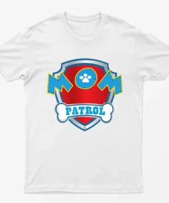 White Mom Patrol Mother Day T-Shirt