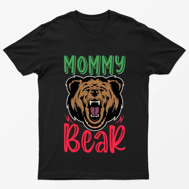 Black Mommy Bear T-Shirt