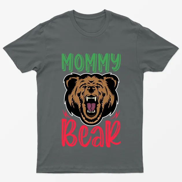 Charcoal Mommy Bear T-Shirt