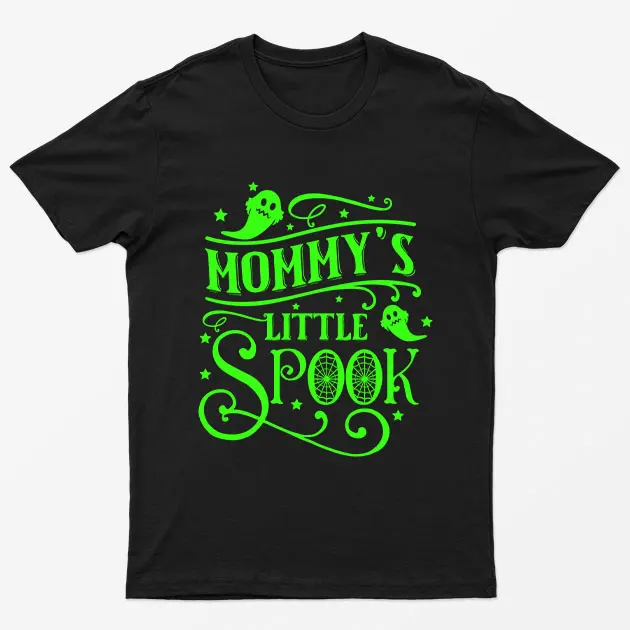 Black Mommy Little Spook T-Shirt