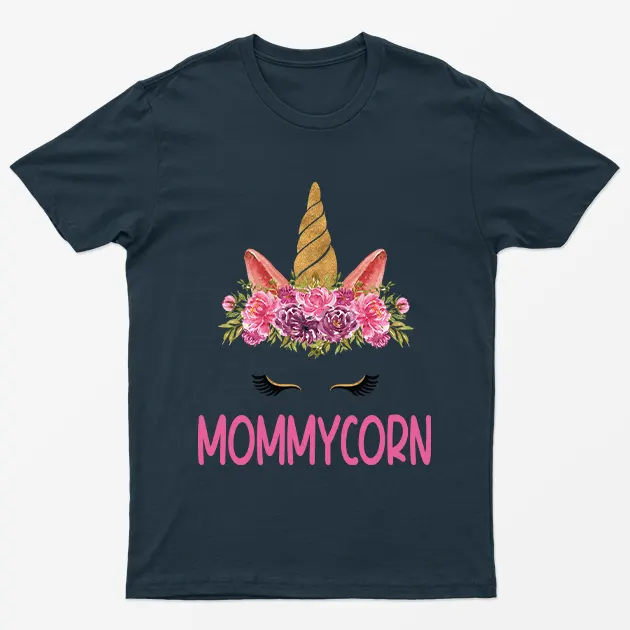 Navy Blue Mommycorn T-Shirt
