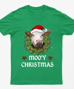 Irish Green Mooy Christmas T-Shirt
