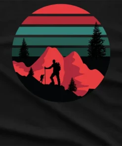 Mountain Hiking Camping Graphic T-Shirt