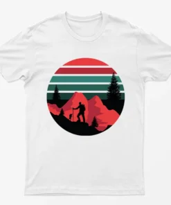 White Mountain Hiking Camping Graphic T-Shirt