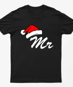 Black Mr Claus T-Shirt
